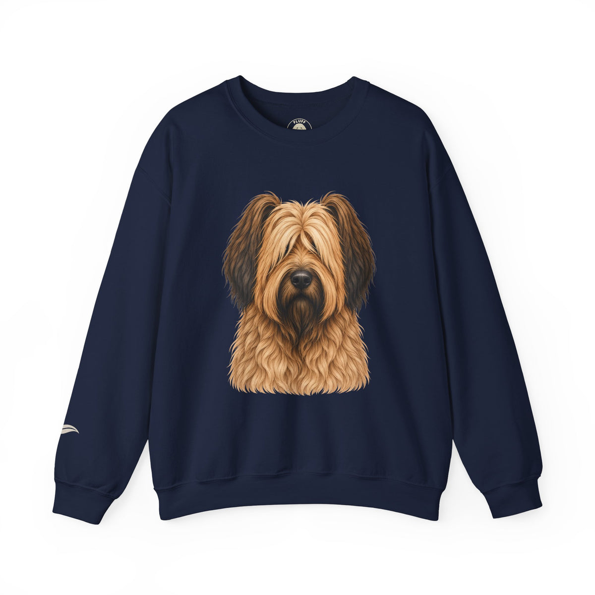 Briard portrait 'Your Dog Is the Boss' sweatshirt by Fluff Club – photo 3 of 9