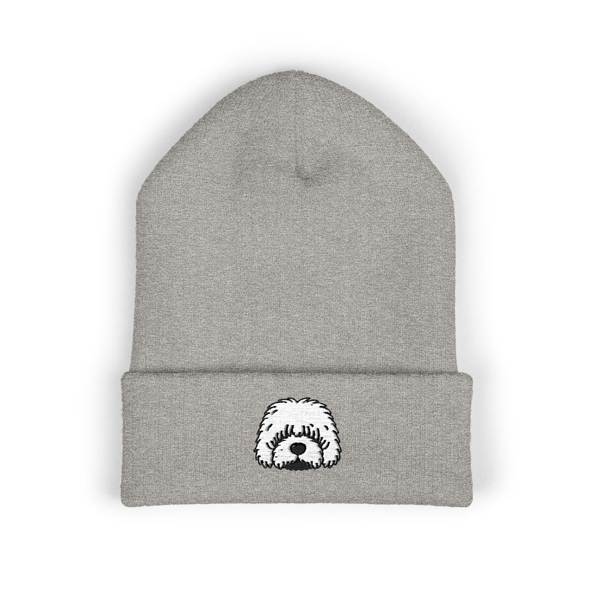 Embroidered fluffy sheepdog beanie by Fluff Club – photo 5 of 28