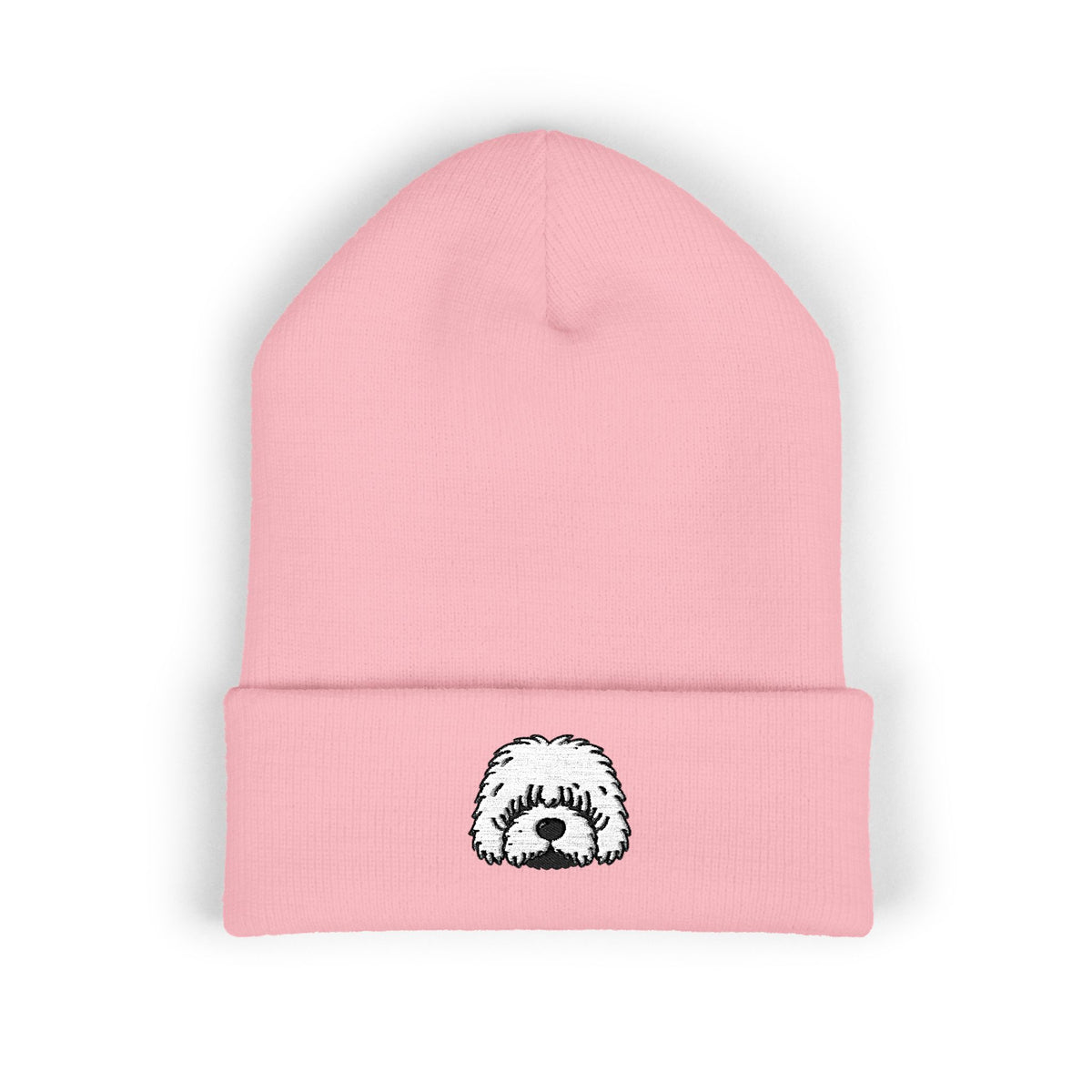 Embroidered fluffy sheepdog beanie by Fluff Club – photo 4 of 28