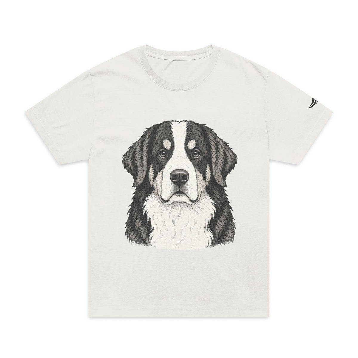 Bernese Mountain Dog Signature Sleeve t-shirt by Fluff Club – photo 3 of 10