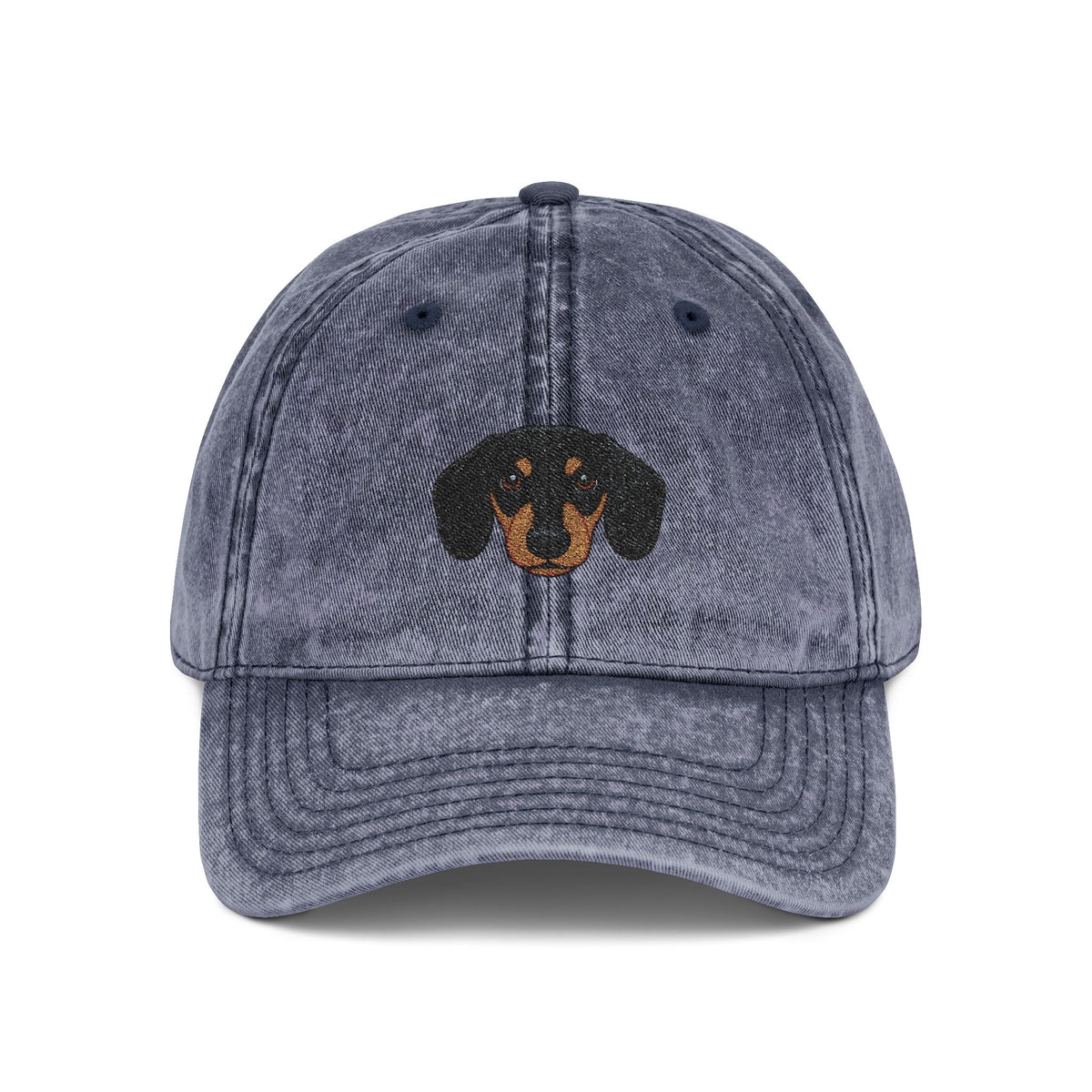 Embroidered dachshund vintage washed cap by Fluff Club – photo 4 of 25