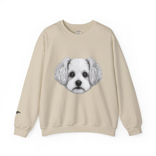 Aussiedoodle portrait 'Your Dog Is the Boss' sweatshirt by Fluff Club – photo 2 of 6