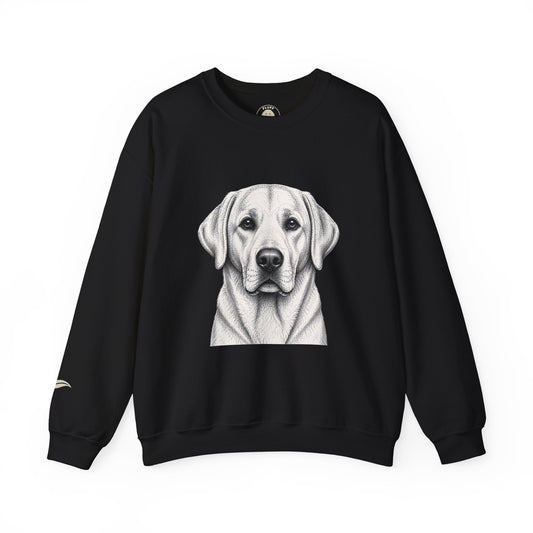 Labrador portrait 'Your Dog Is the Boss' sweatshirt by Fluff Club – photo 2 of 6