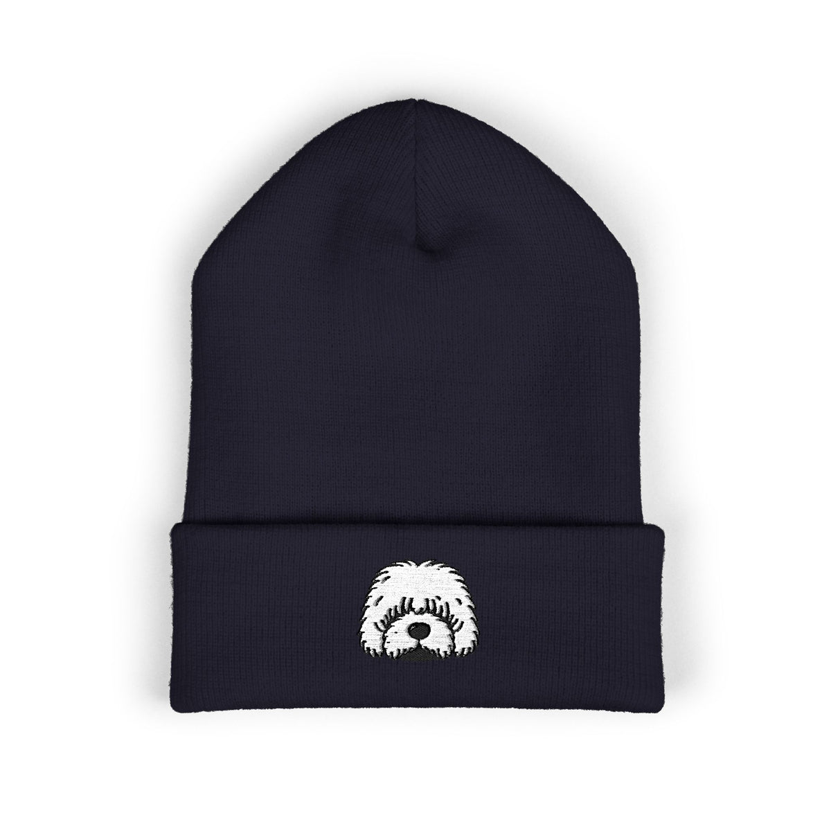 Embroidered fluffy sheepdog beanie by Fluff Club – photo 2 of 28