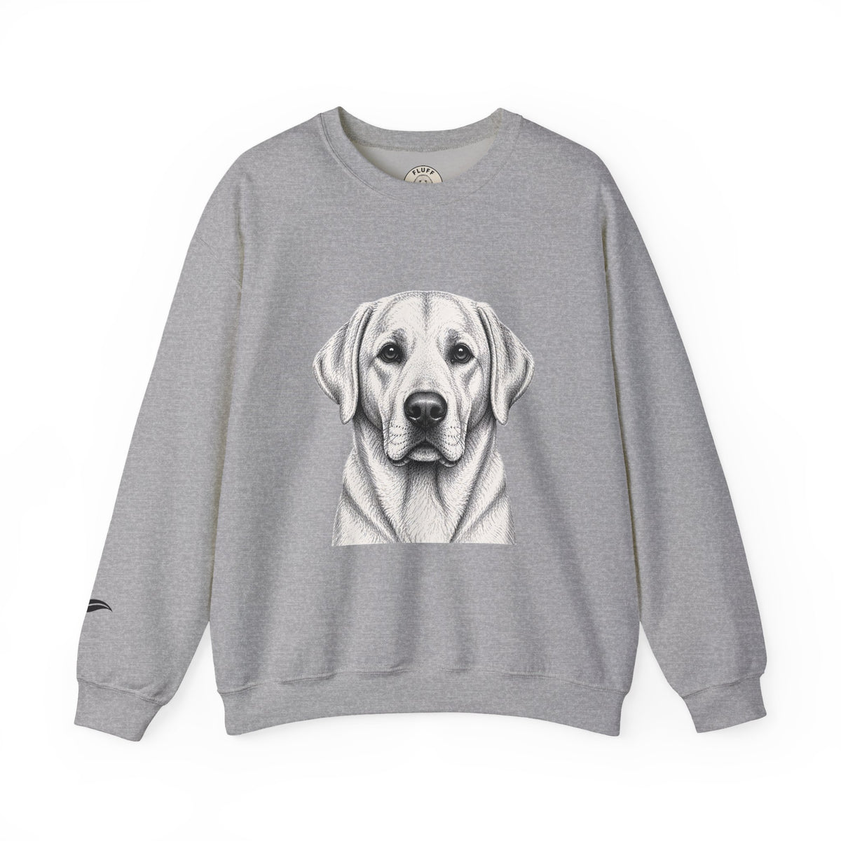 Labrador portrait 'Your Dog Is the Boss' sweatshirt by Fluff Club – photo 3 of 6