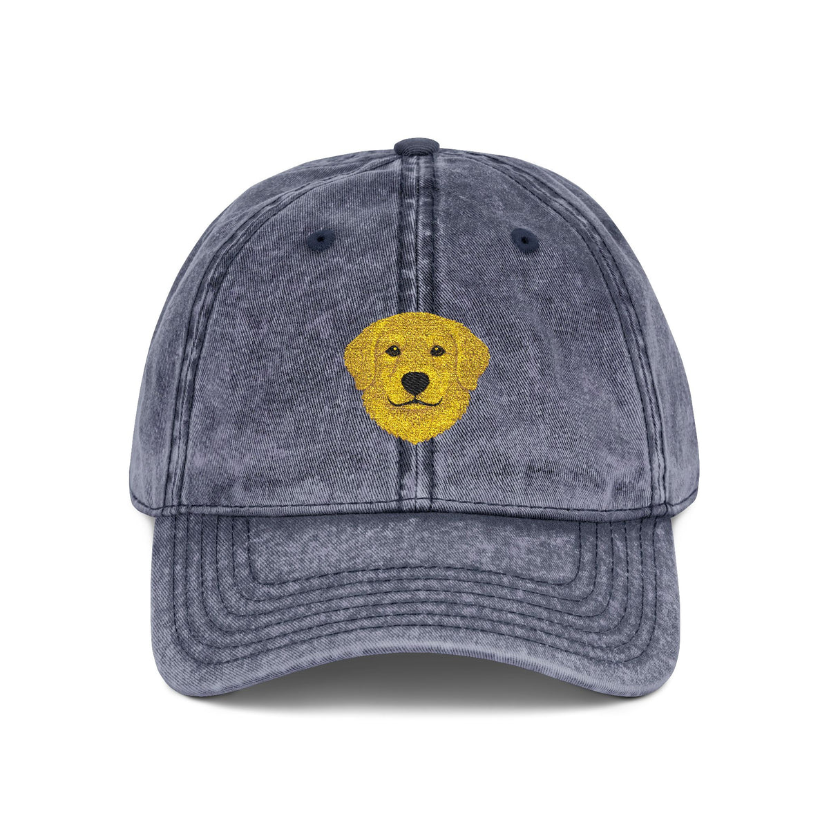 Embroidered Golden Retriever vintage washed cap by Fluff Club – photo 2 of 7