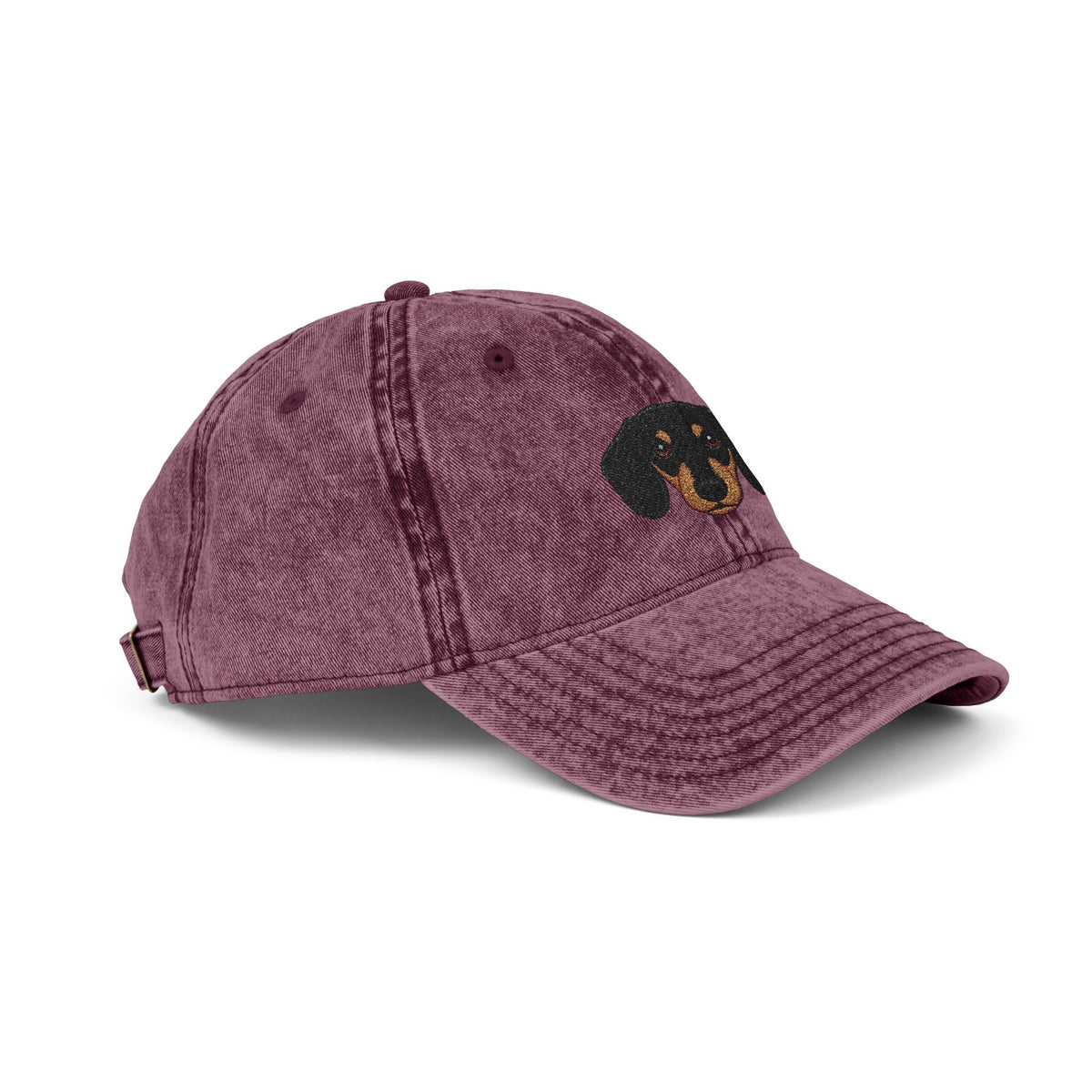Embroidered dachshund vintage washed cap by Fluff Club – photo 22 of 25