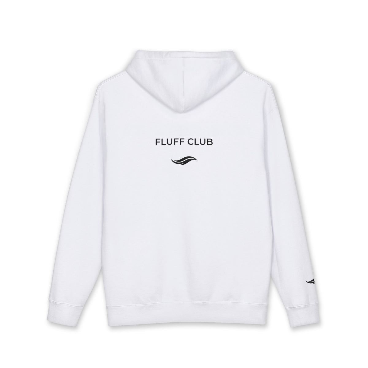 Personalized dog name badge hoodie by Fluff Club – photo 7 of 7