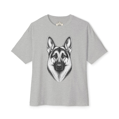 German Shepherd Portrait Tee — Fluff Club Inc. Graphic T-Shirt