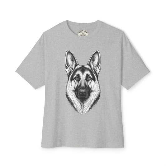 German Shepherd Portrait Tee — Fluff Club Inc. Graphic T-Shirt