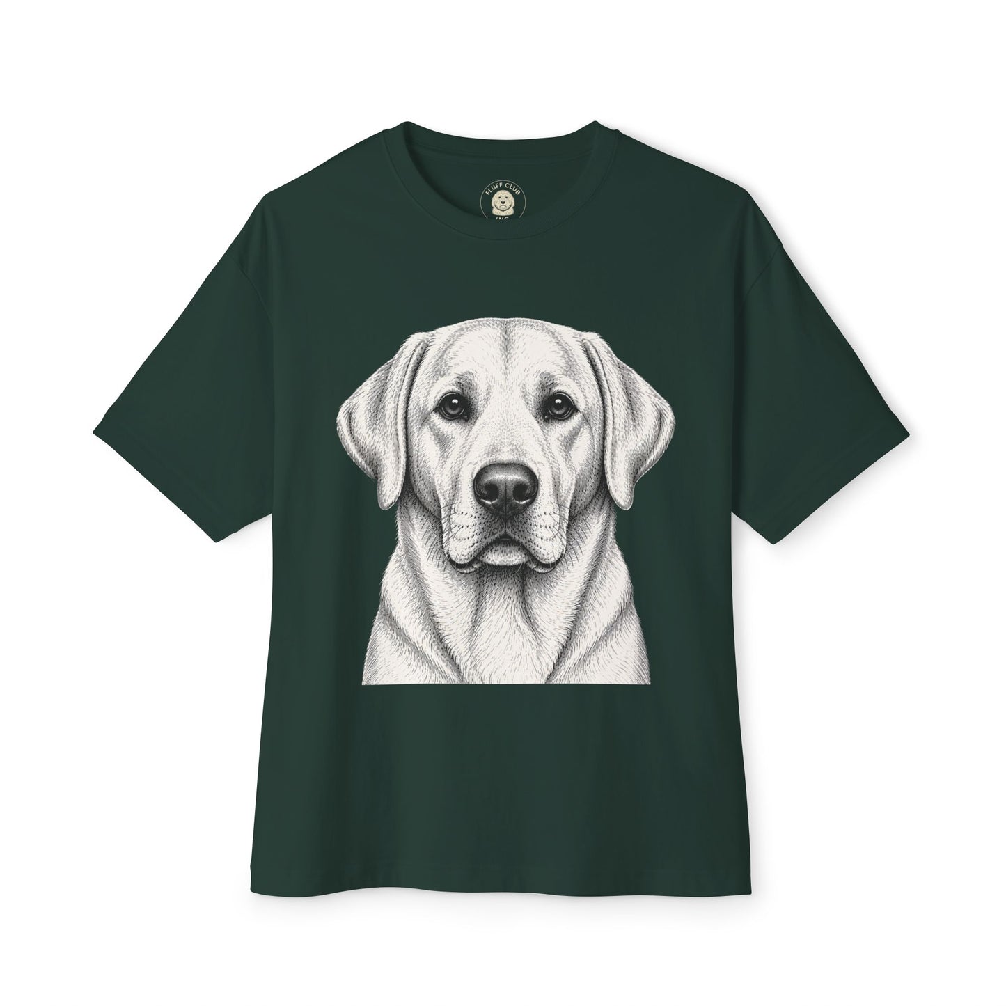 Dog Lover Oversized Tee — "Your Dog Is The Boss" Graphic