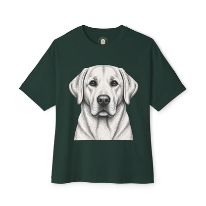 Dog Lover Oversized Tee — "Your Dog Is The Boss" Graphic