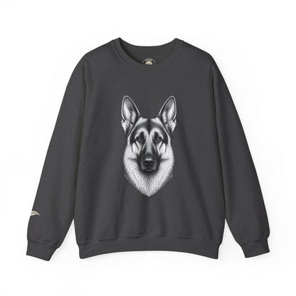 German Shepherd portrait 'Your Dog Is the Boss' sweatshirt by Fluff Club – photo 3 of 6