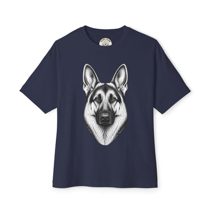 German Shepherd Portrait Tee — Fluff Club Inc. Graphic T-Shirt