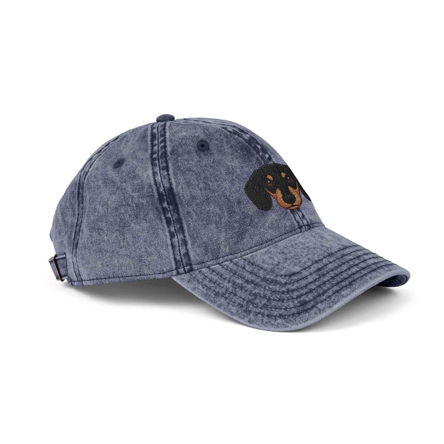 Embroidered Dachshund Vintage Cap-Fluff Club