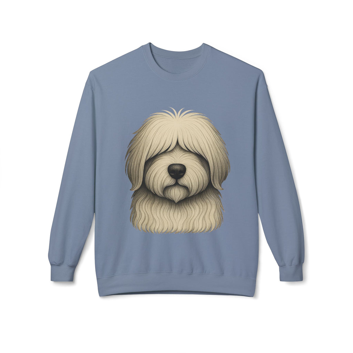 Fluff Club Dog Job Portrait Crewneck — Personalized Job Title and Name Sweatshirt