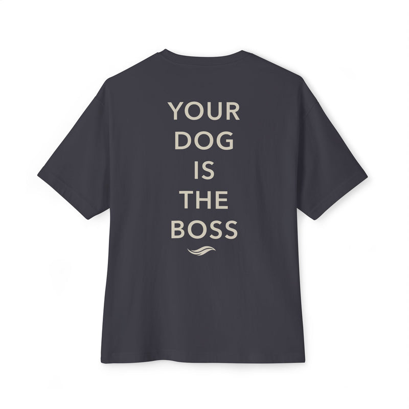 The Boss Tee — Australian Shepherd – back: Your dog is the boss