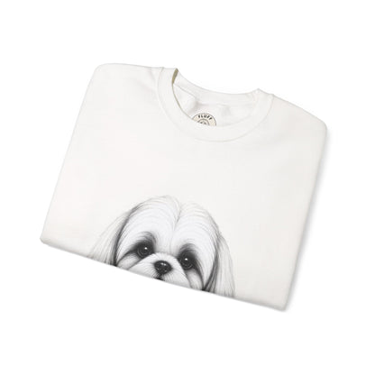 Shih Tzu portrait 'Your Dog Is the Boss' sweatshirt by Fluff Club – photo 3 of 3