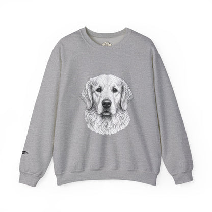 Golden Retriever portrait 'Your Dog Is the Boss' sweatshirt by Fluff Club – photo 2 of 6
