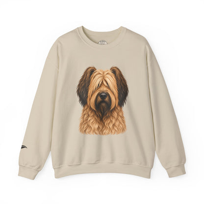 Briard portrait 'Your Dog Is the Boss' sweatshirt by Fluff Club – photo 2 of 9