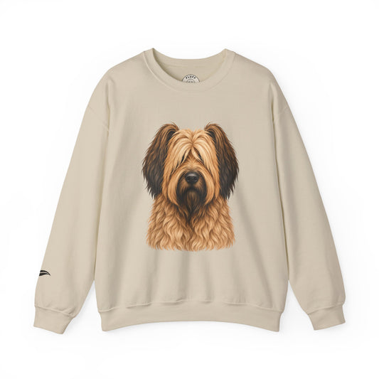 Briard portrait 'Your Dog Is the Boss' sweatshirt by Fluff Club – photo 2 of 9