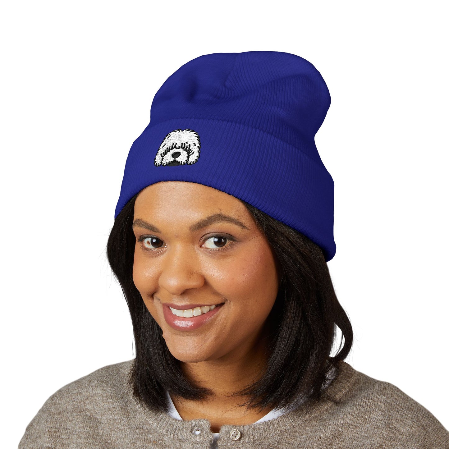 Fluffy Sheepdog Beanie