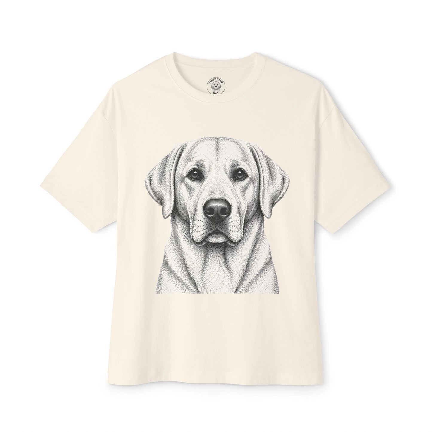Dog Lover Oversized Tee — "Your Dog Is The Boss" Graphic