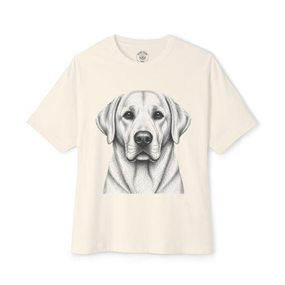 Dog Lover Oversized Tee — "Your Dog Is The Boss" Graphic