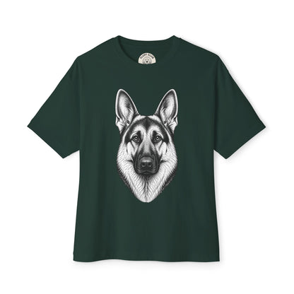 German Shepherd Portrait Tee — Fluff Club Inc. Graphic T-Shirt