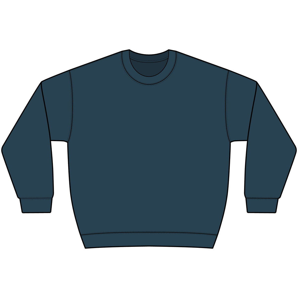 Sheepdog Face Crewneck Sweatshirt
