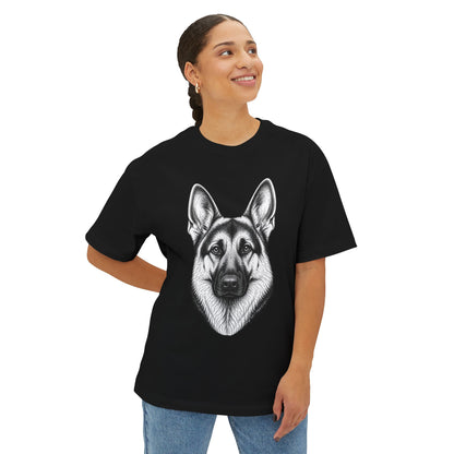 German Shepherd Portrait Tee — Fluff Club Inc. Graphic T-Shirt