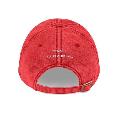 Vintage Embroidered Golden Retriever — Retro Washed Baseball Hat