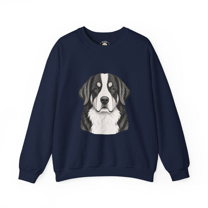 Bernese Mountain Dog portrait 'Your Dog Is the Boss' sweatshirt by Fluff Club – photo 3 of 6
