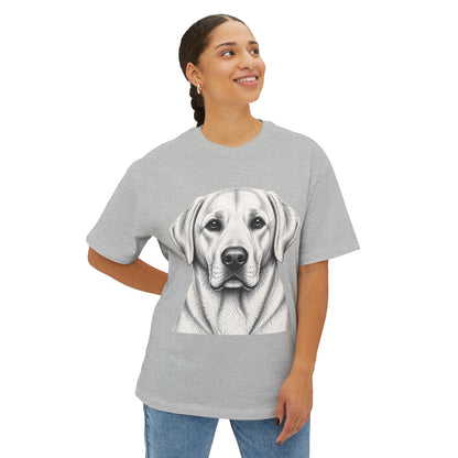 Dog Lover Oversized Tee — "Your Dog Is The Boss" Graphic