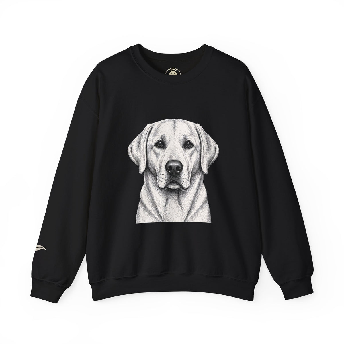 Labrador portrait 'Your Dog Is the Boss' sweatshirt by Fluff Club – photo 2 of 6