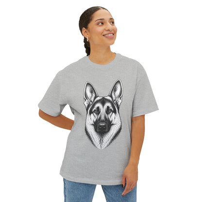 German Shepherd Portrait Tee — Fluff Club Inc. Graphic T-Shirt