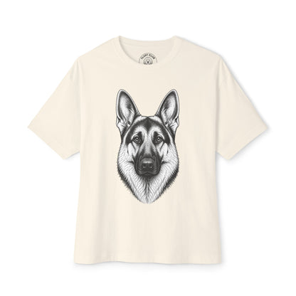 German Shepherd Portrait Tee — Fluff Club Inc. Graphic T-Shirt