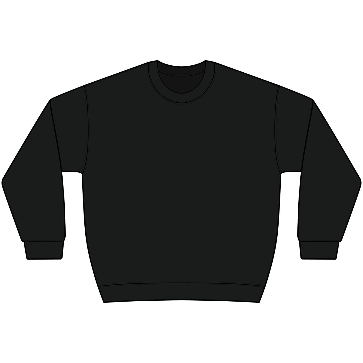 Sheepdog Face Crewneck Sweatshirt