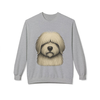 Fluff Club Dog Job Portrait Crewneck — Personalized Job Title and Name Sweatshirt