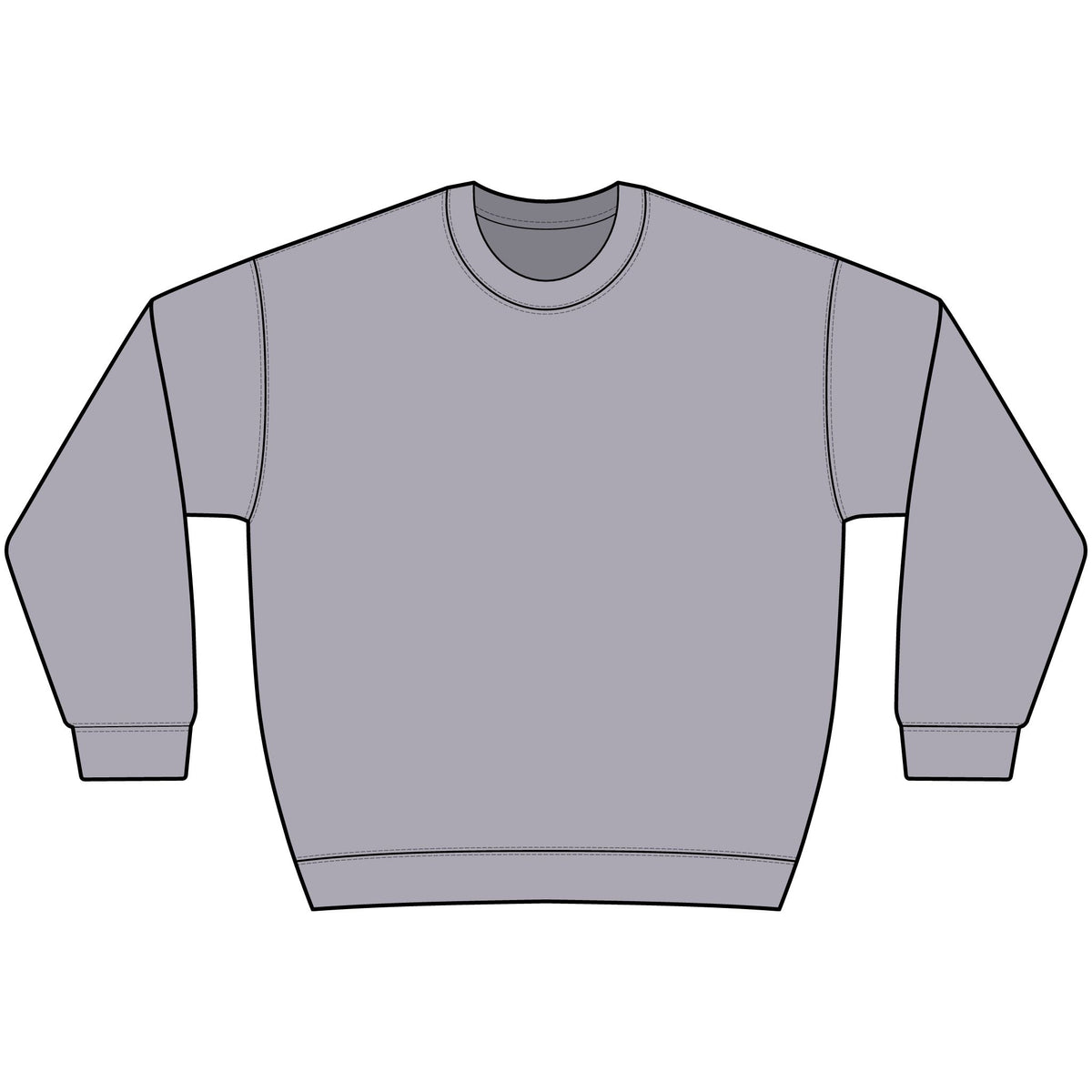 Sheepdog Face Crewneck Sweatshirt