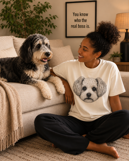 The Boss Tee — Moodle/Aussiedoodle