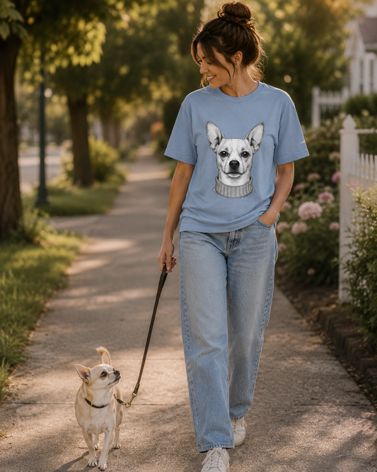 The Boss Tee — Chihuahua (Signature Sleeve Edition)