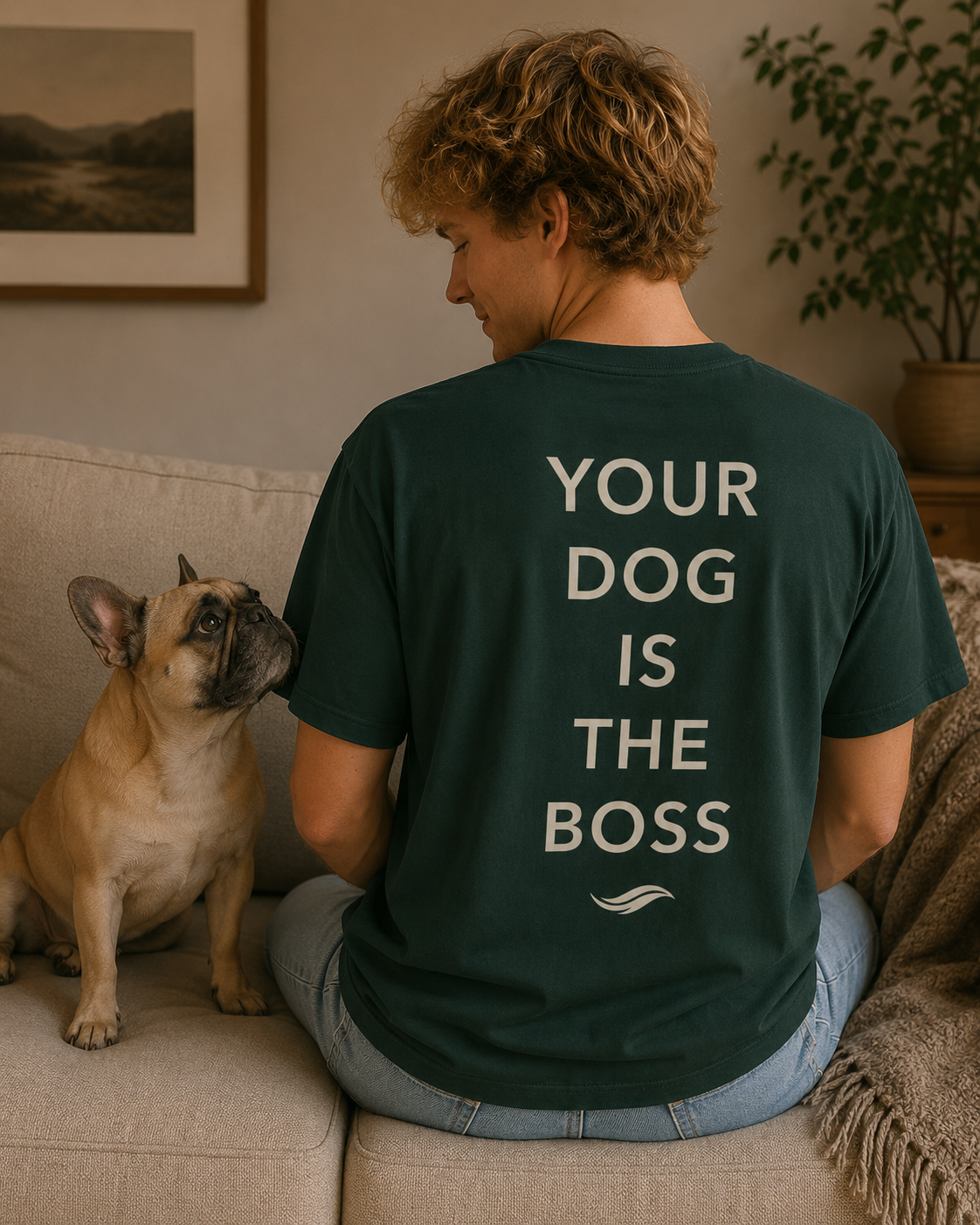 The Boss Tee- French Bulldog