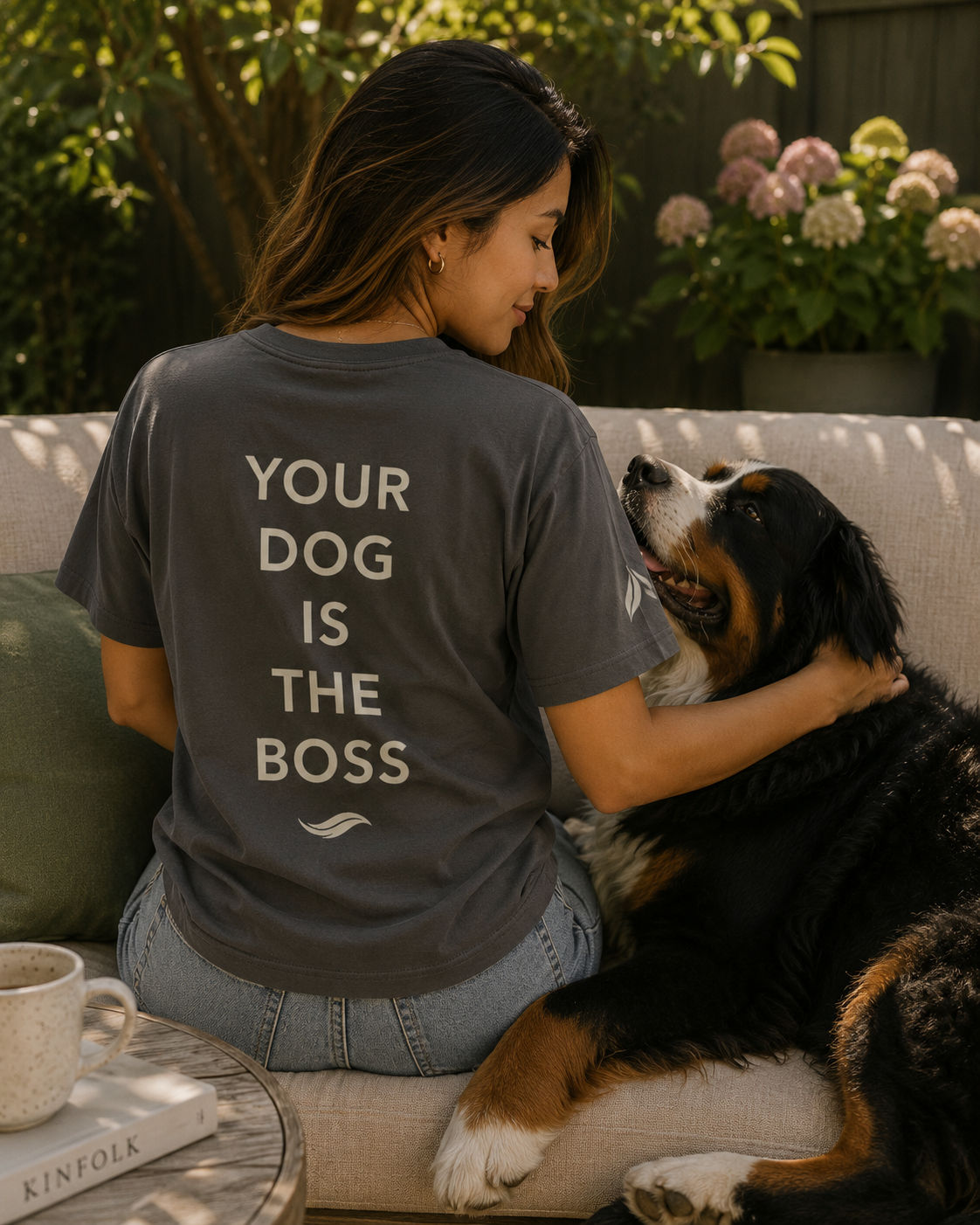 Your Dog Is The Boss- Bernese Mountain Dog  Signature Sleeve Edition