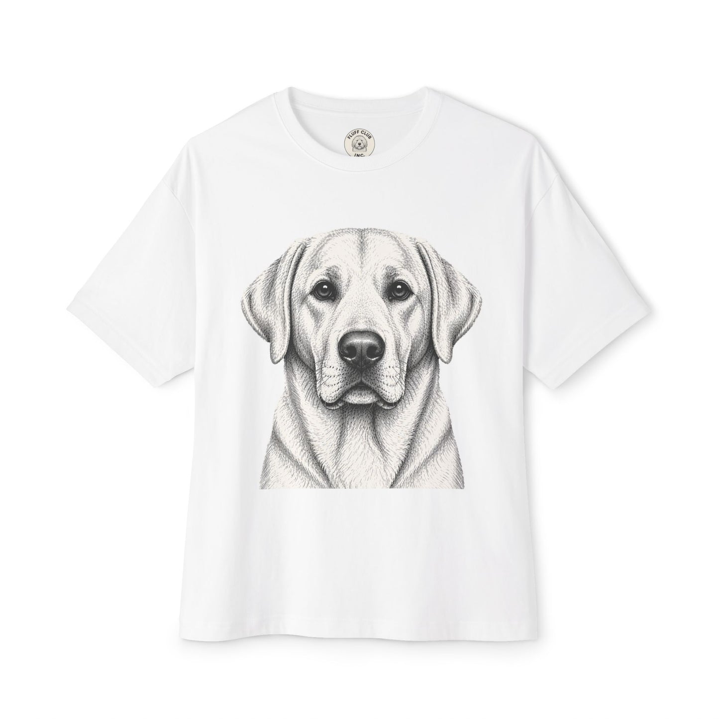 Dog Lover Oversized Tee — "Your Dog Is The Boss" Graphic