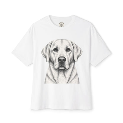 Dog Lover Oversized Tee — "Your Dog Is The Boss" Graphic