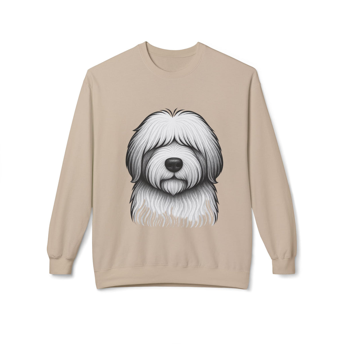 Fluff Club Dog Job Portrait Crewneck — Personalized Job Title and Name Sweatshirt
