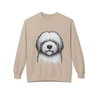 Fluff Club Dog Job Portrait Crewneck — Personalized Job Title and Name Sweatshirt