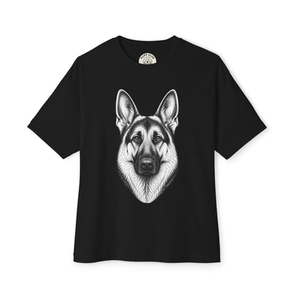 German Shepherd Portrait Tee — Fluff Club Inc. Graphic T-Shirt