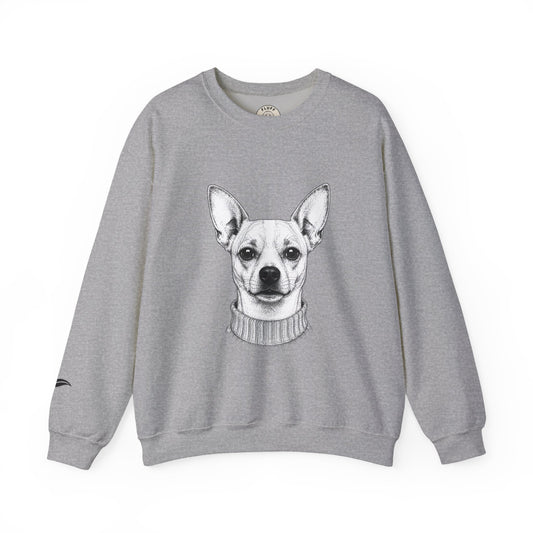 Chihuahua portrait 'Your Dog Is the Boss' sweatshirt by Fluff Club – photo 2 of 6